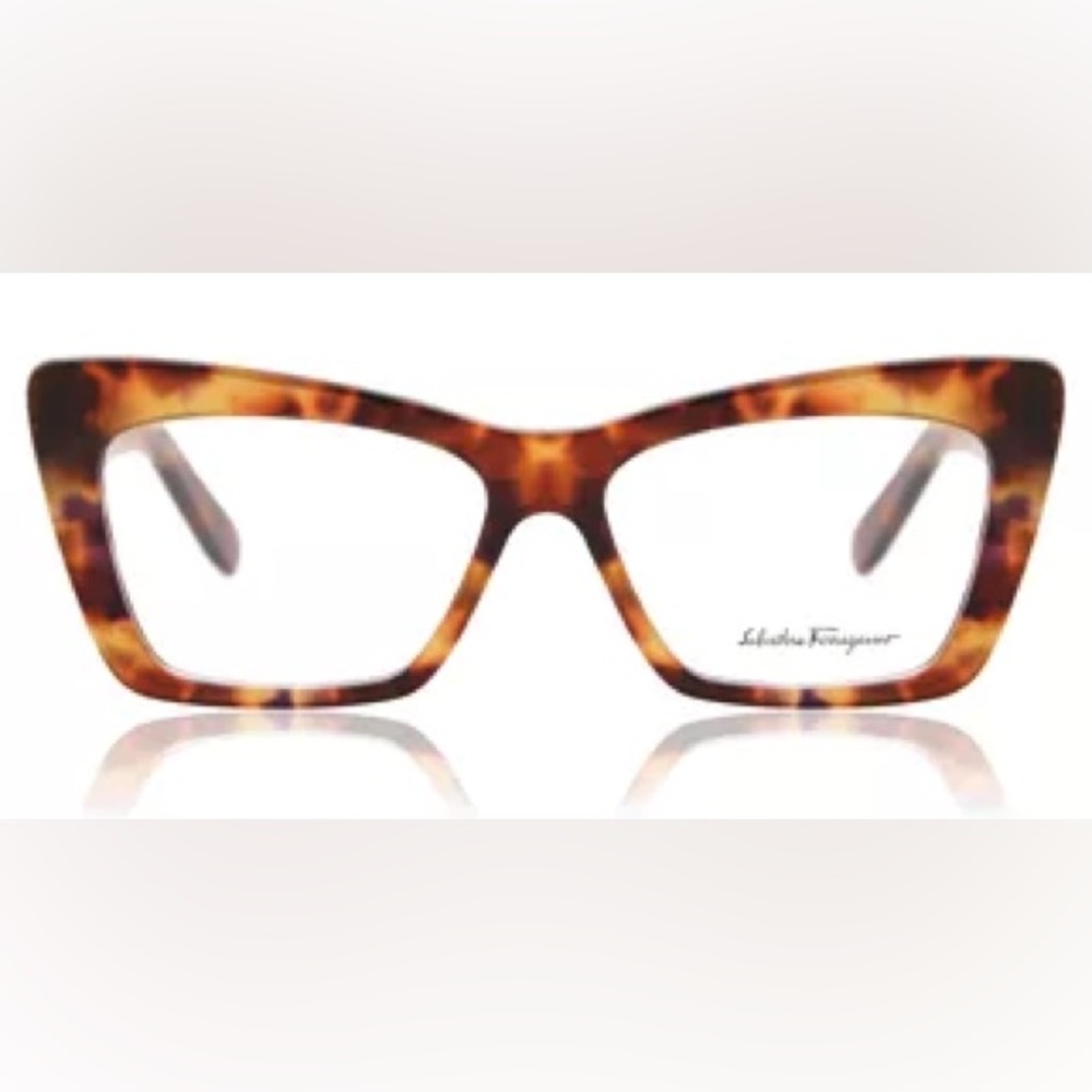 New Ladies Ferragamo eyeglasses style SF 2865 in Tort size 55
